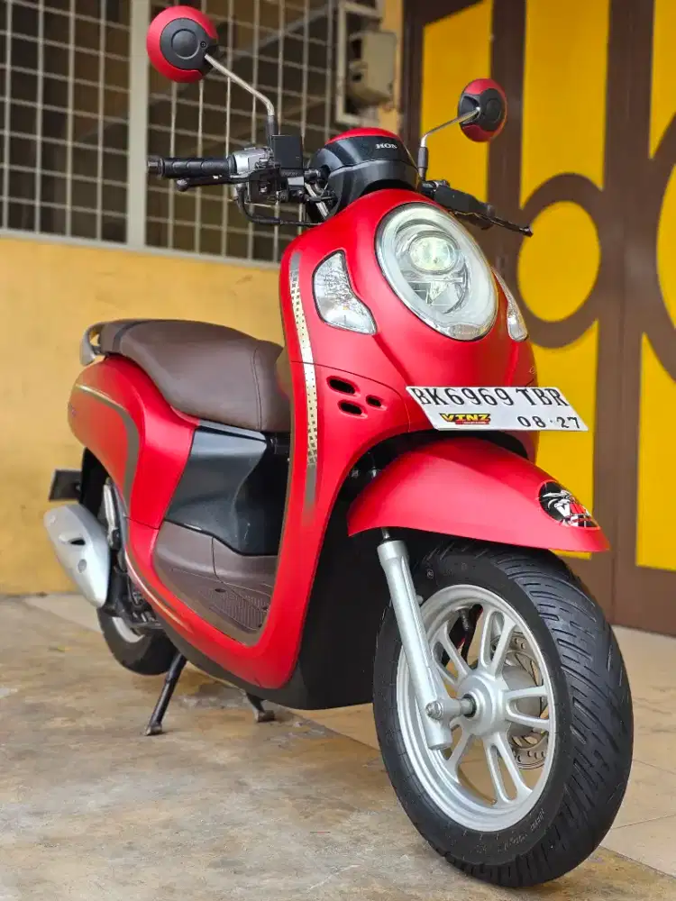 Honda Scoopy / Scoopy 110 Fi Stylish 2022, Red Premium Doff.