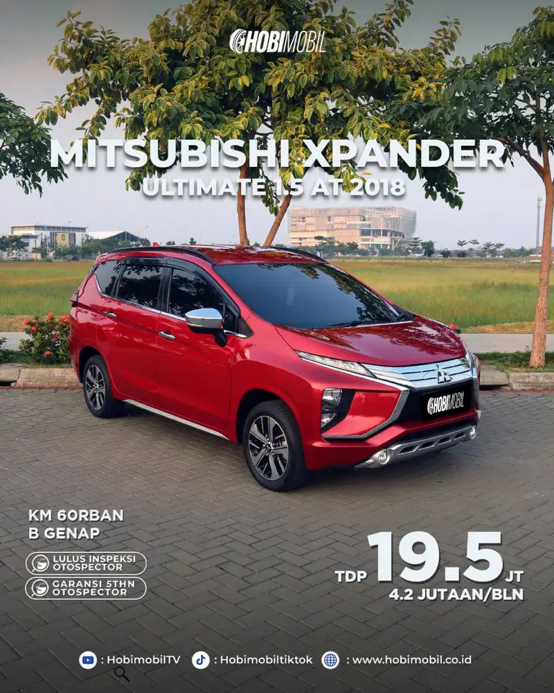 Xpander Ultimate at 2018 garansi mesin 5 tahun