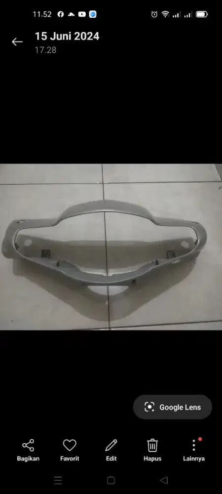 Batok lampu dpn Honda kirana 125