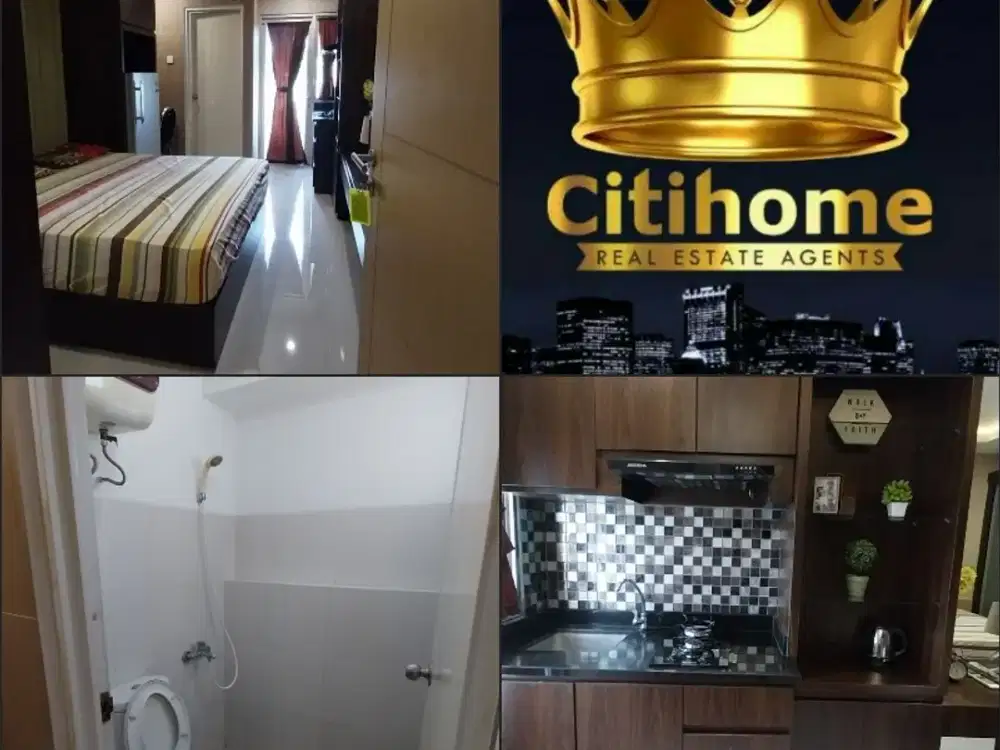 menyewakan apartemen educity 1br tahunan bycitihome