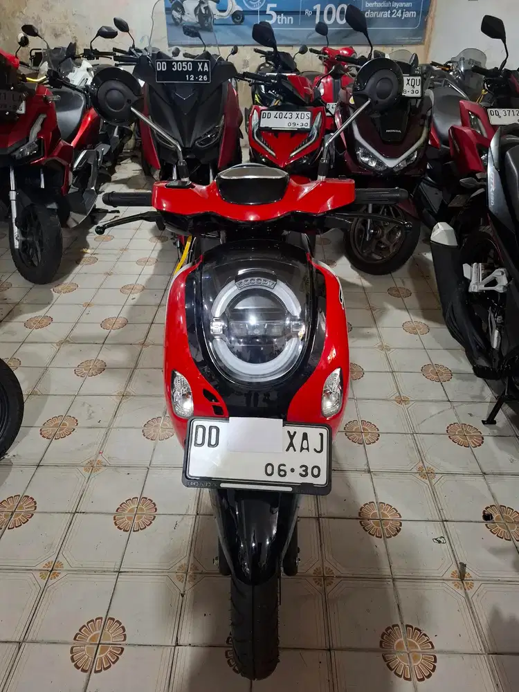 Honda Scoopy 110cc 2025 merah hitam
