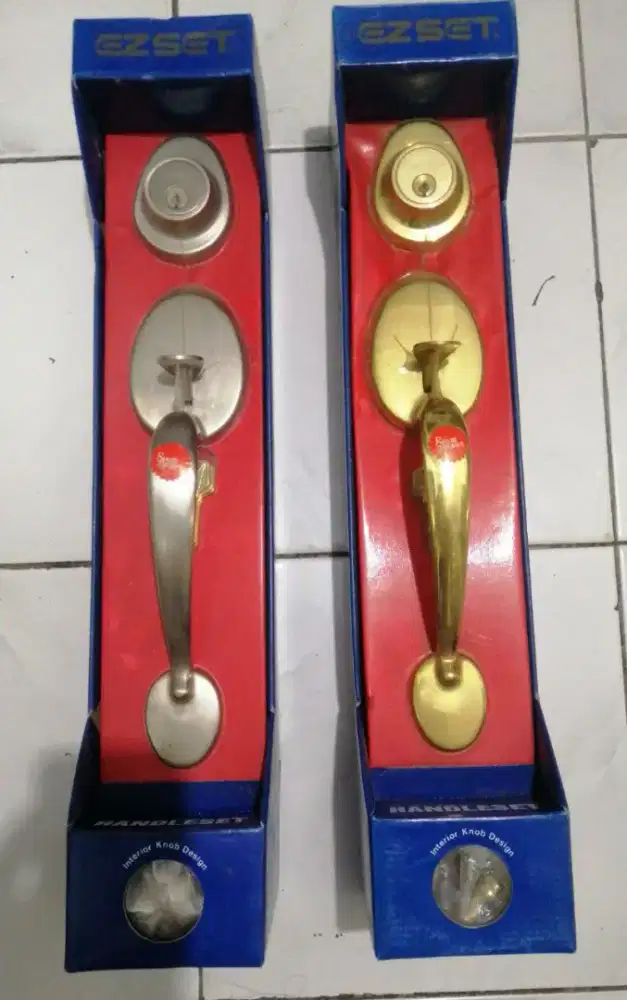 Kunci Pintu Rumah Entrance handle lock set EZSET