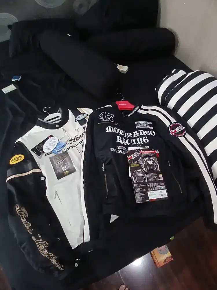 Jaket motor komine motofango & bates leather california