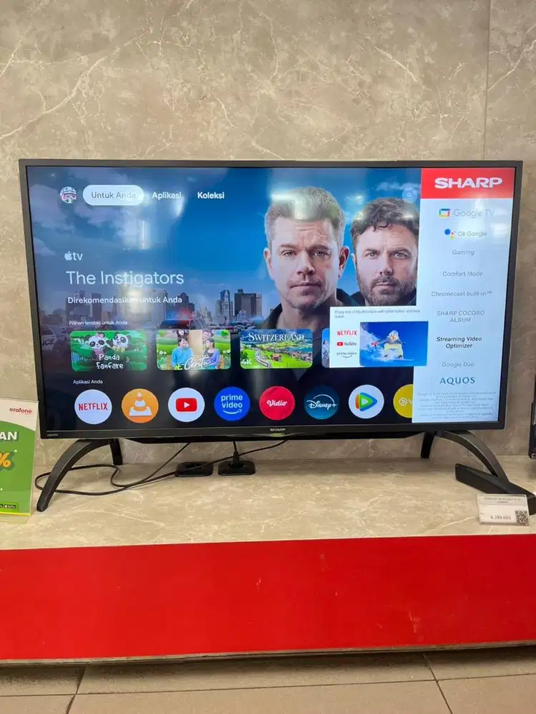 SHARP 42 inc 2k GOOGLE TV