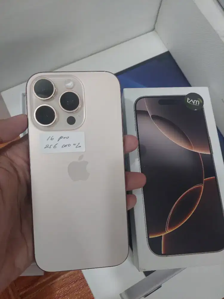 Iphone 16 Pro 256 Gb Second Resmi ibox BH100%