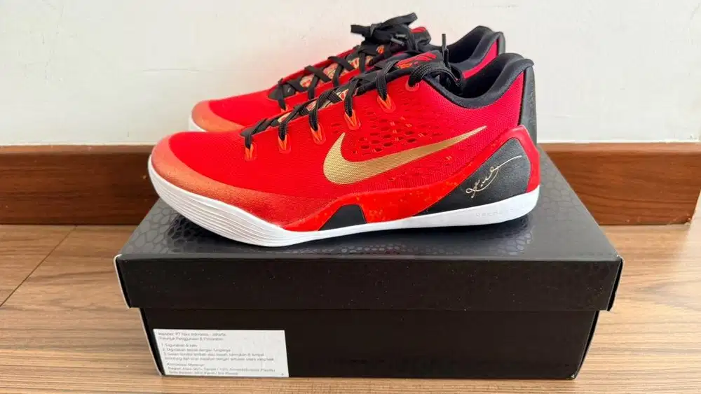 sepatu basket nike kobe 9 protro low china us10,5/eur44.5 NEW BARU