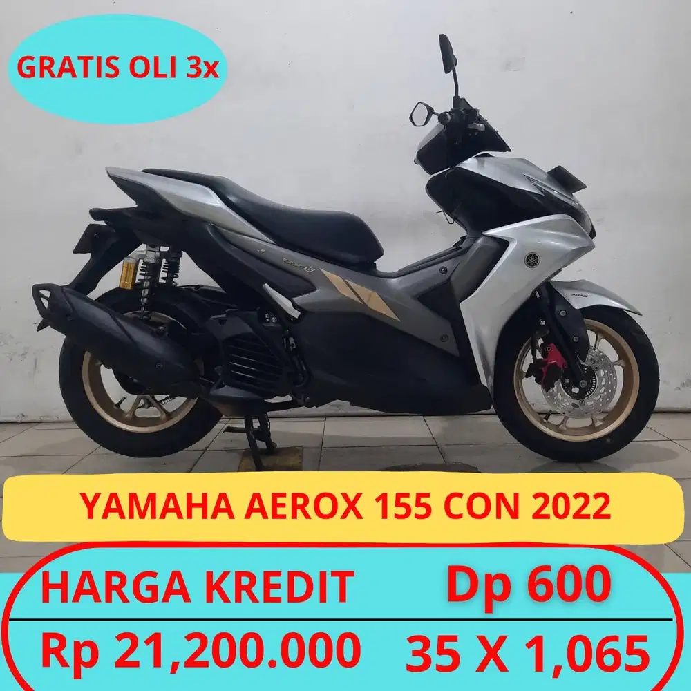 YAMAHA AEROX 155 CON 2022 DP HANYA 600 RIBU GUYSS