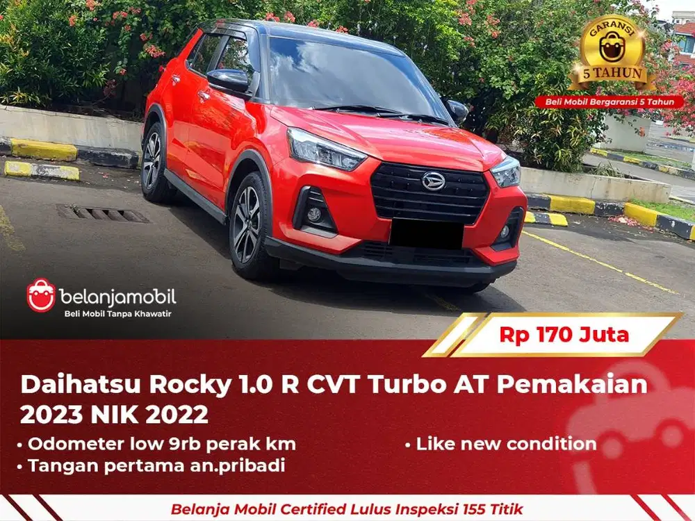 [ GARANSI 5TH ] Daihatsu Rocky 1.0 R CVT Turbo AT 2022 2023