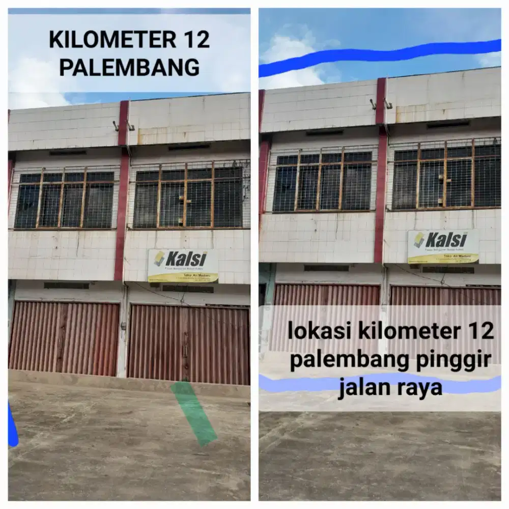 Dijual 2 unit RUKO KM 12 palembang