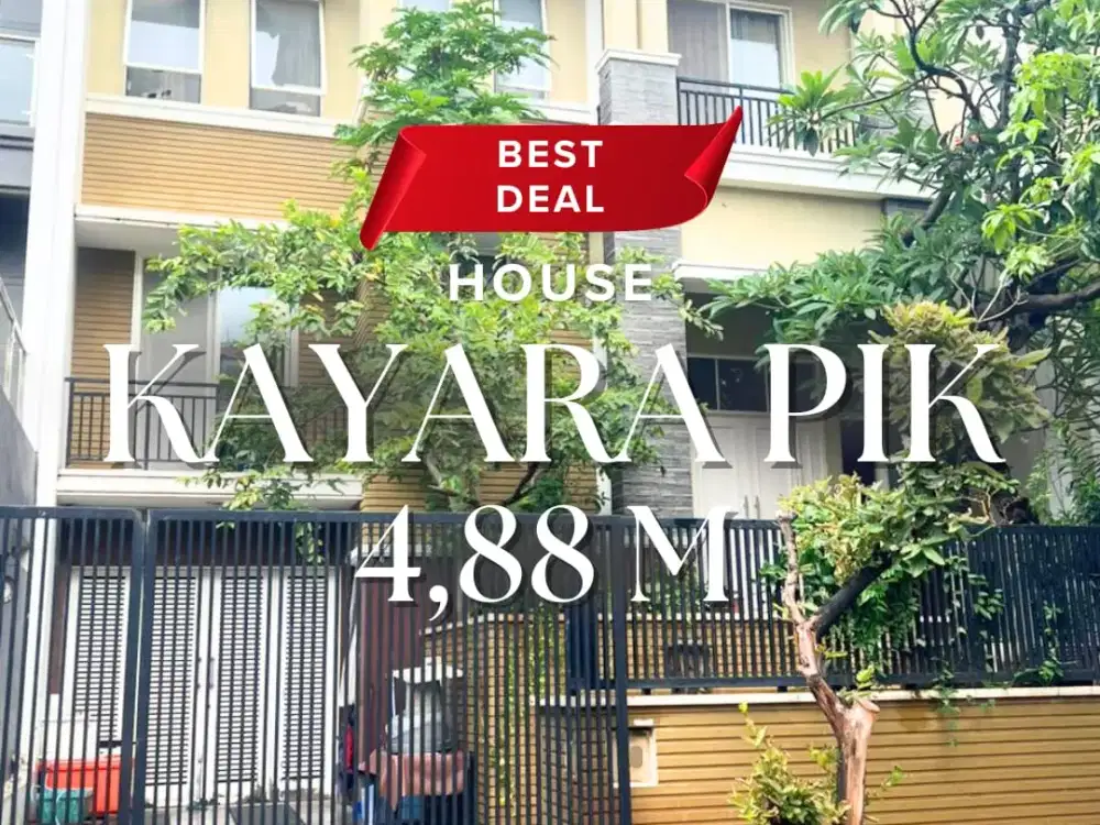 Dijual Rumah PIK Kayara 2.5 Lt Uk150m² Bangunan sdh Renovasi jd Besar at Jakarta Utara