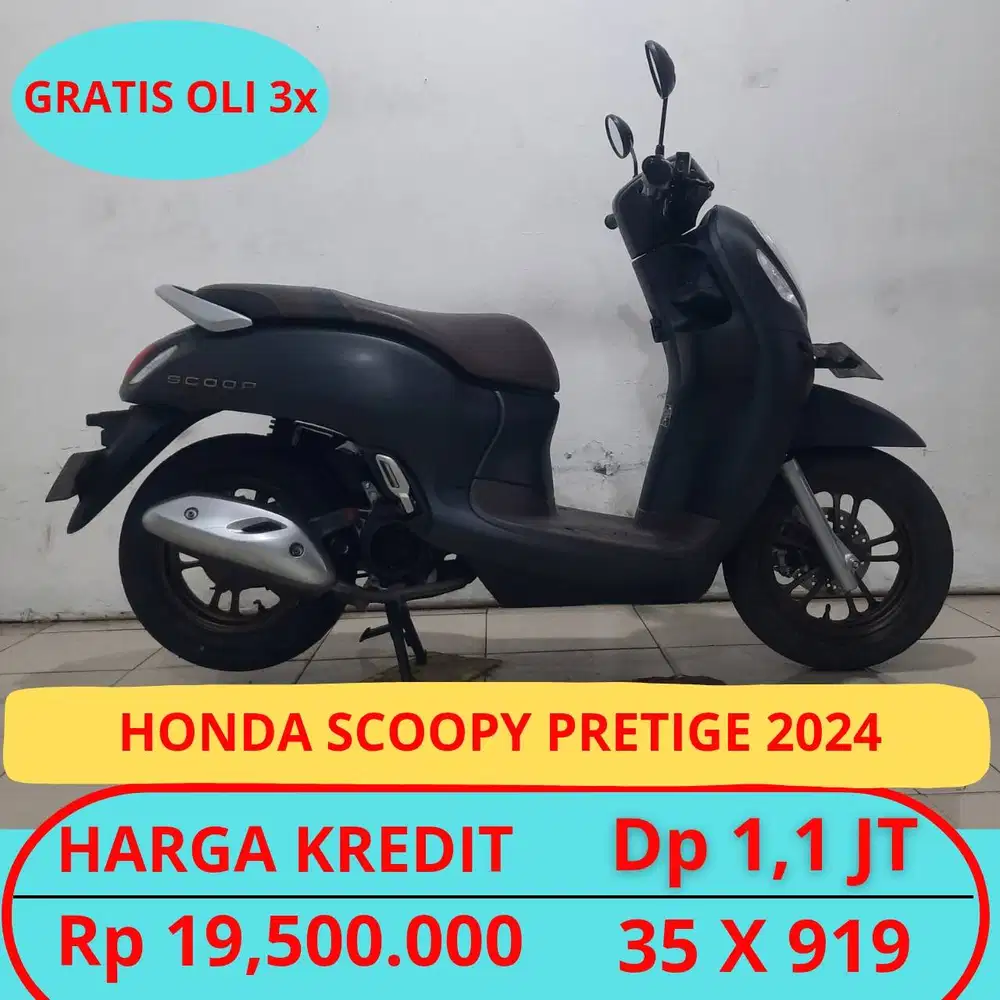 HONDA SCOOPY PRESTIGE 2024 PROMO MURAH GUYSSS