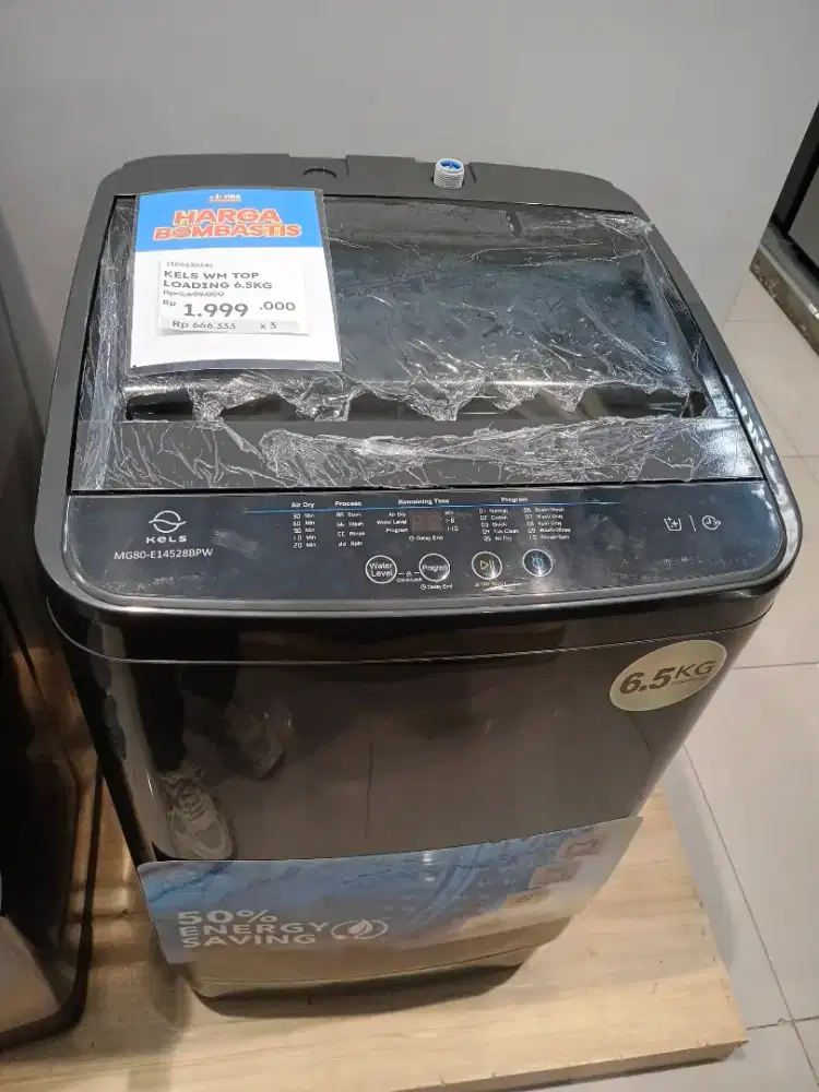 Mesin Cuci Kels 6,5 KG Promo Bunga 0% Home Credit