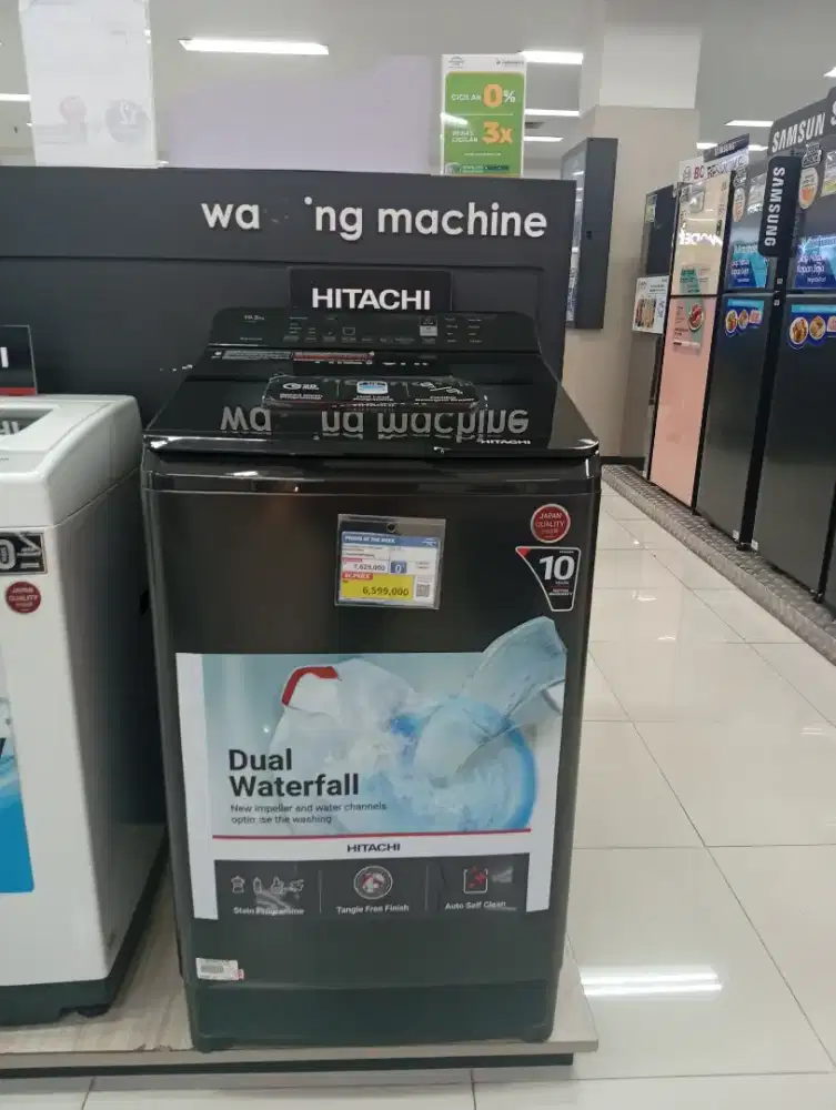 Mesin cuci Hitachi 10,5 Kg