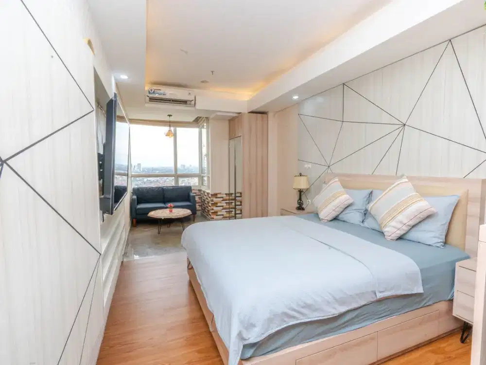 Sewa Apartement Skandinavia Full Furnished Tipe Studio Lokasi Strategis Di Pusat Kota Tangerang