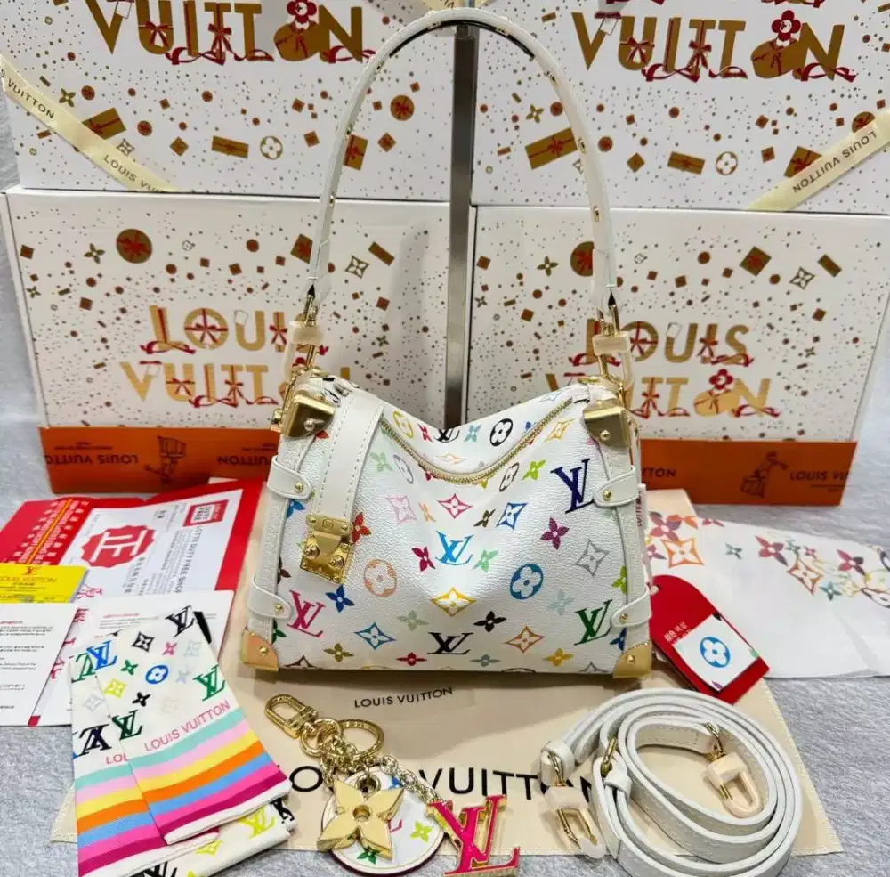 TAS LV PALERMO MONOGRAM DOUBLE BOX