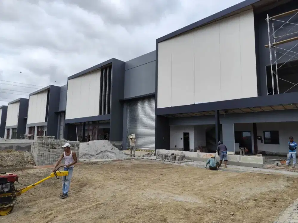 Jual gudang brand new di kawasan pergudangan legok Tangerang