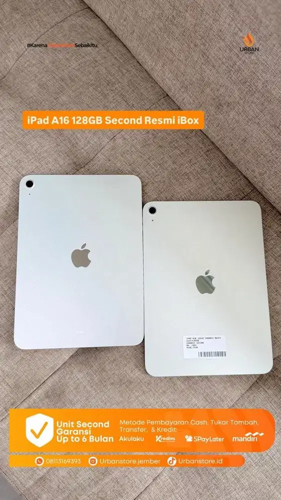 iPAD A16 Second Resmi iBox
