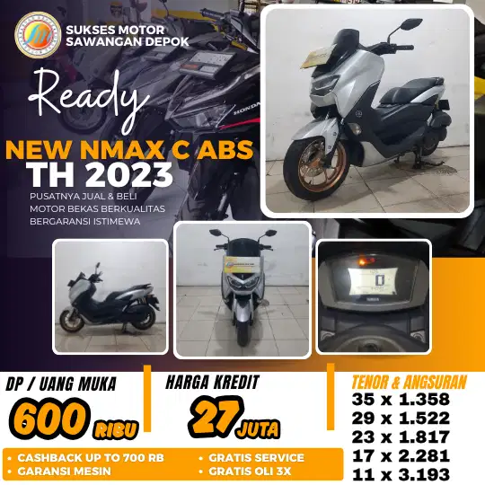 ISTIMEWA YAMAHA NMAX NEW KEYLES ABS TH 2023 BISA CASH KREDIT GARANSI