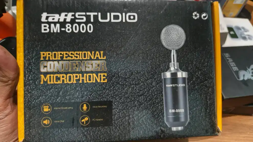 TaffStudio Mic condenser BM-8000 like new