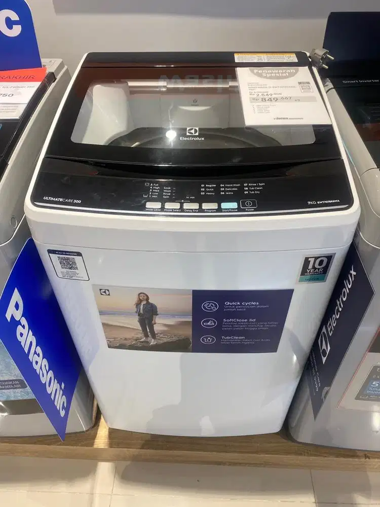 ELECTROLUX MESIN CUCI TOP LOAD 7KG