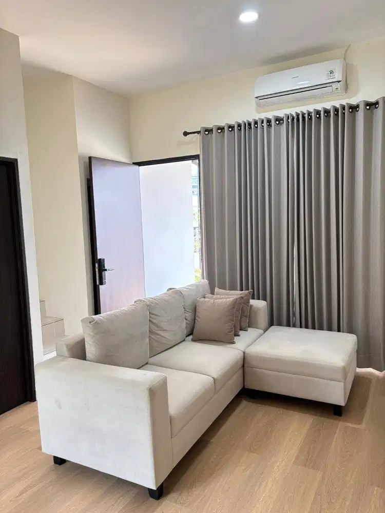 Sofa-L Ruang Tamu, Bahan: Visby-220