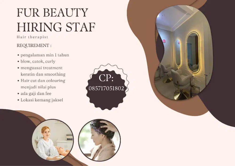 Stylish therapist salon