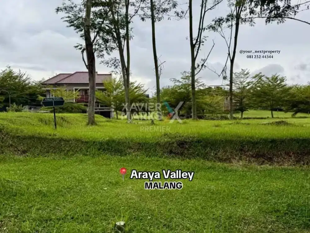 Tanah Kavling Di Jalan Utama Araya Valley, The Araya Malang