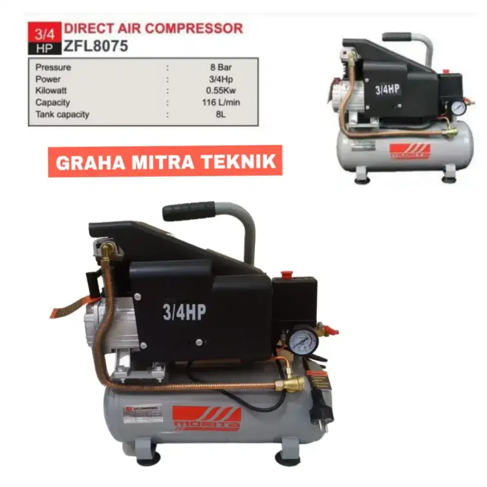 DIRECT AIR COMPRESSOR ZFL18075 MORITA