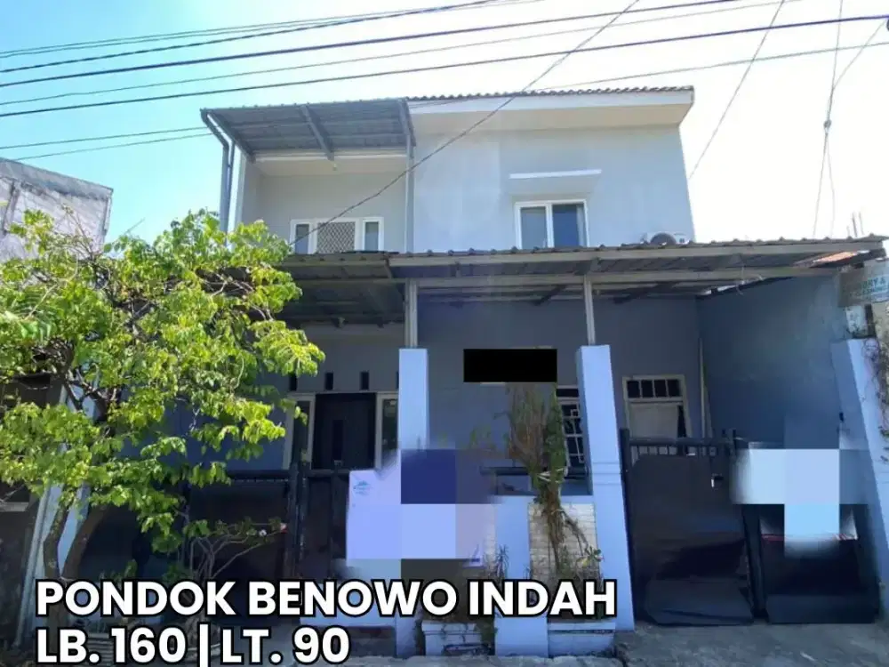 Dijual rumah 2 lantai minimalis Pondok Benowo Indah Surabaya Barat