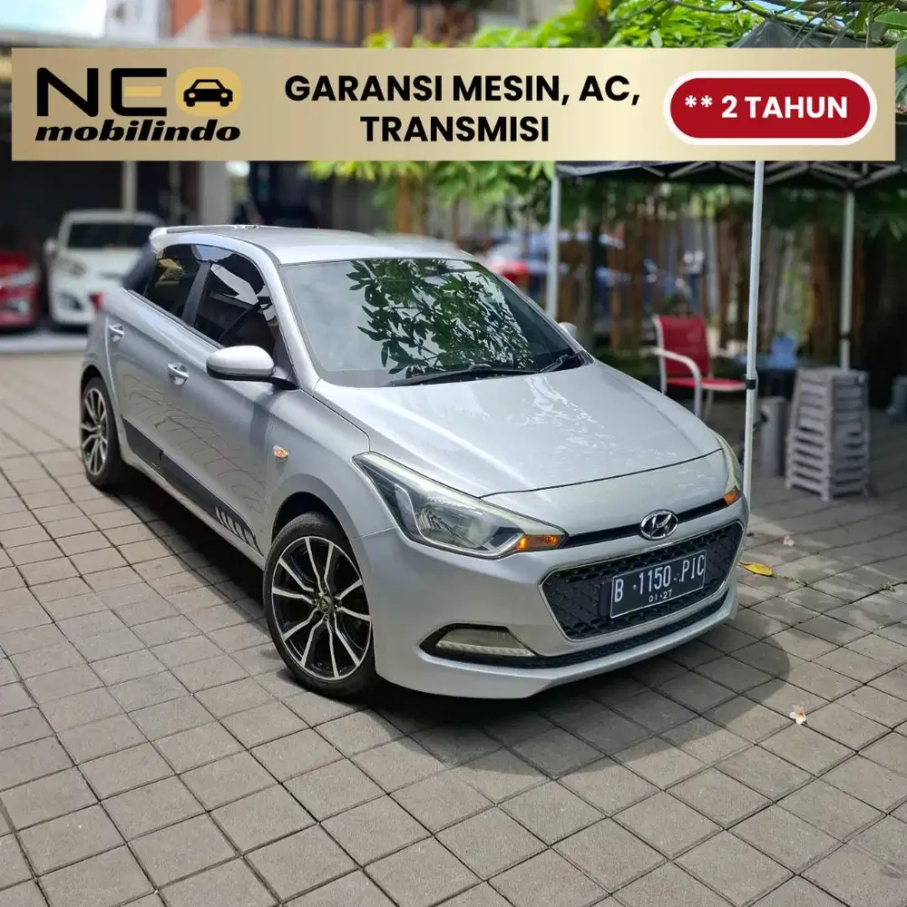 [ Garansi Mesin, Matic ] HYUNDAI i20 1.4 MT 2016 ABU ABU METALIK
