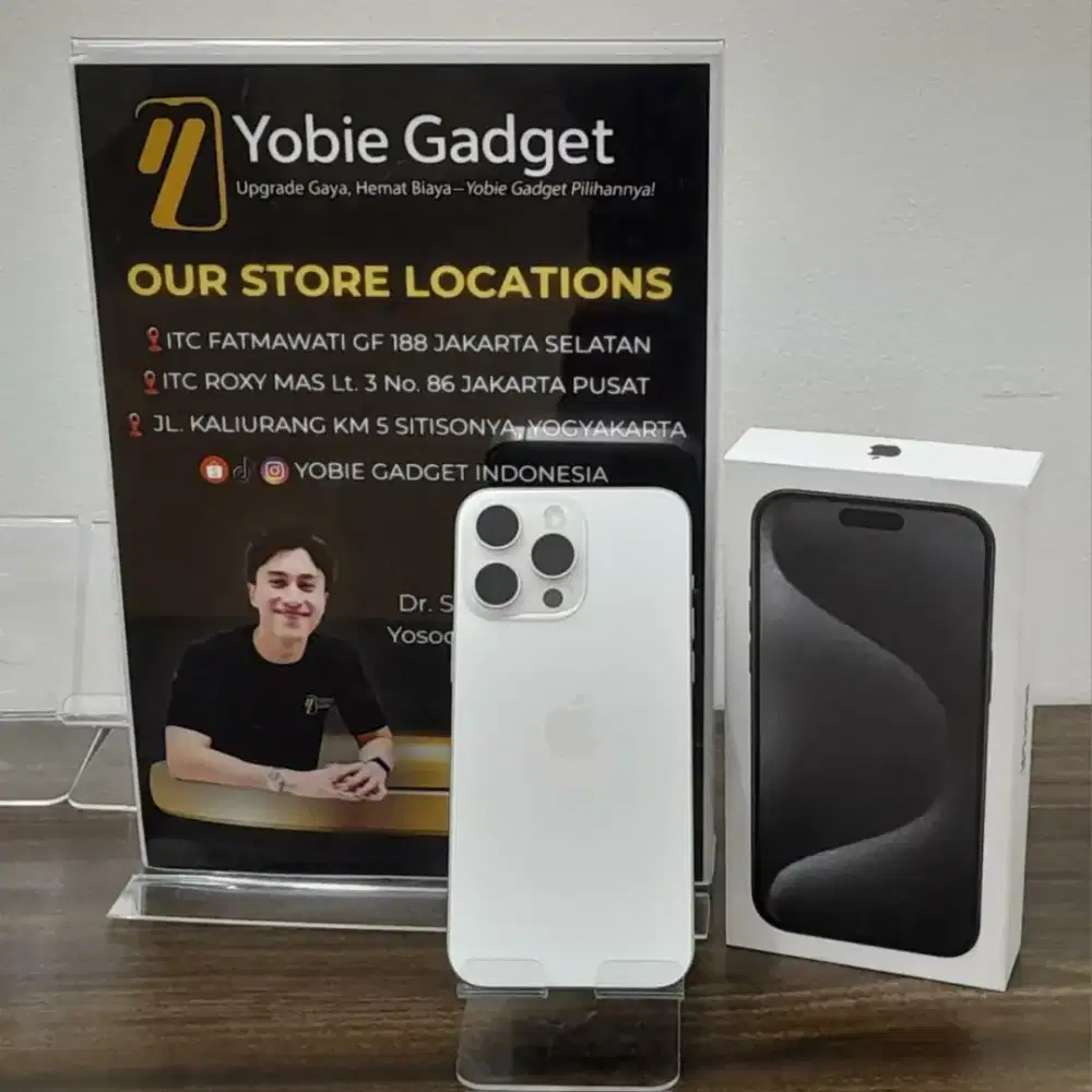 Iphone 15 Pro Max 256GB, sinyal aman all operator