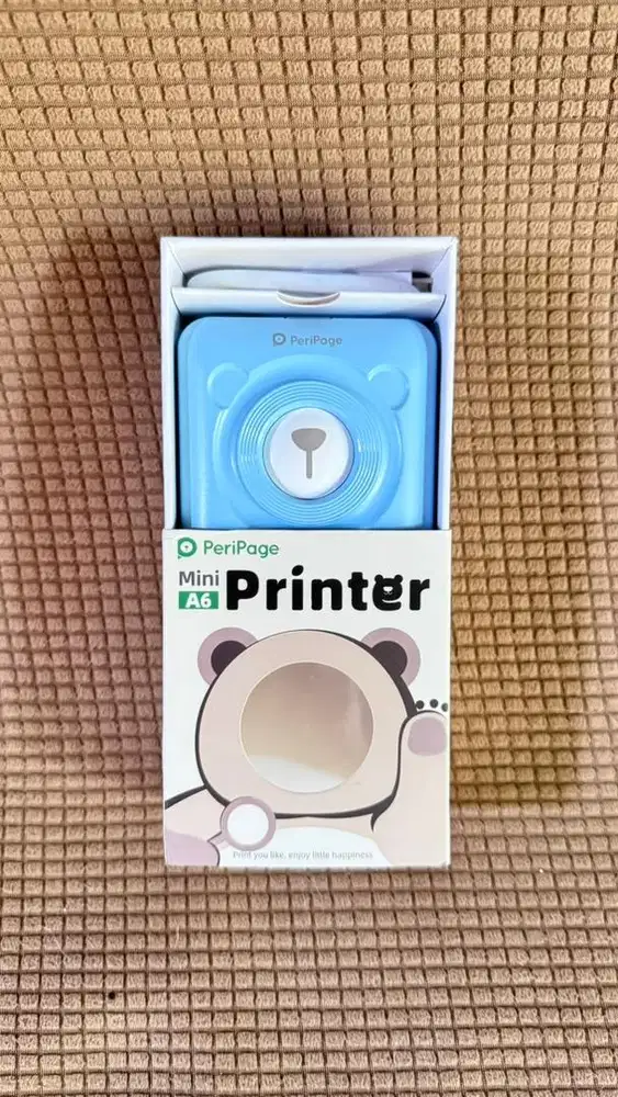 Printer Thermal Mini PeriPage A6 struk, sticker, foto, tattoo stencil