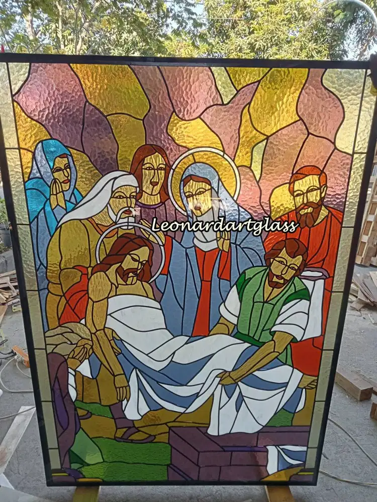 KACA PATRI/STAINED ART GLASS TRIPLE SIDOARJO SURABAYA