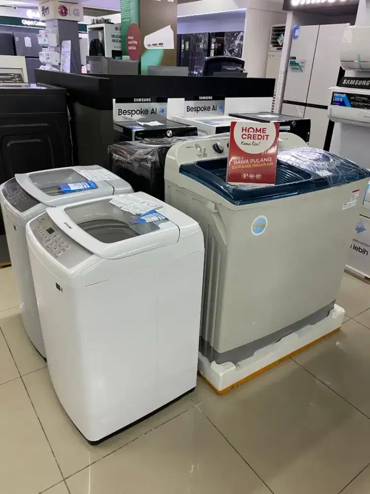 Promo Kredit mesin cuci Bunga 0%Gratis 2x Angsuran