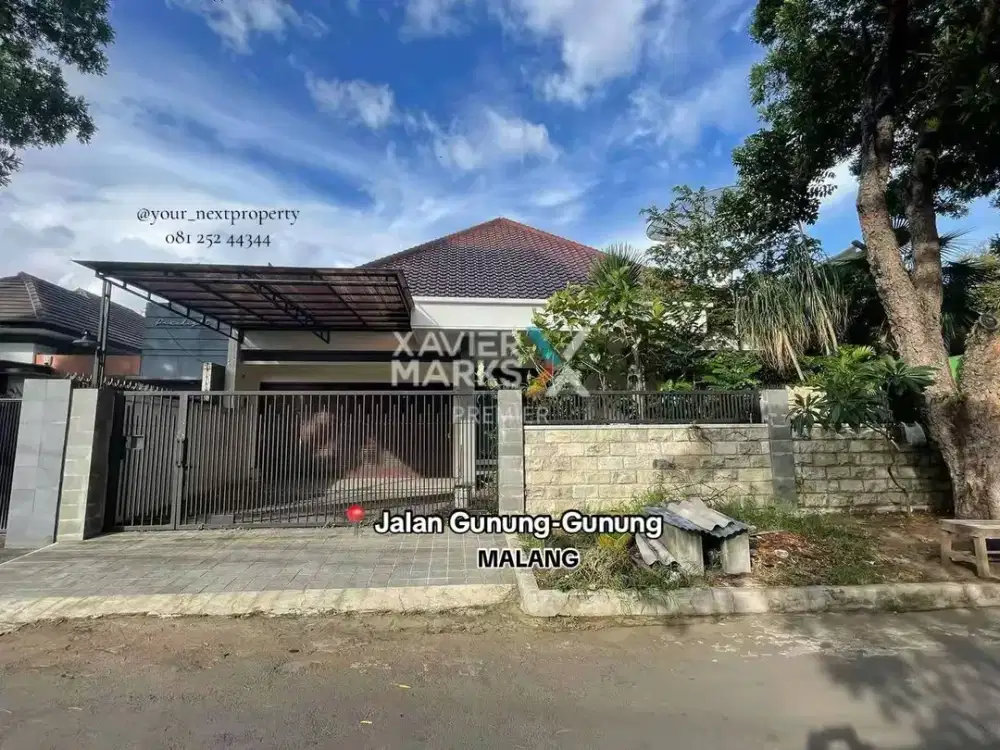 Rumah Modern Tengah Kota Di Jalan Gunung-Gunung, Klojen Malang