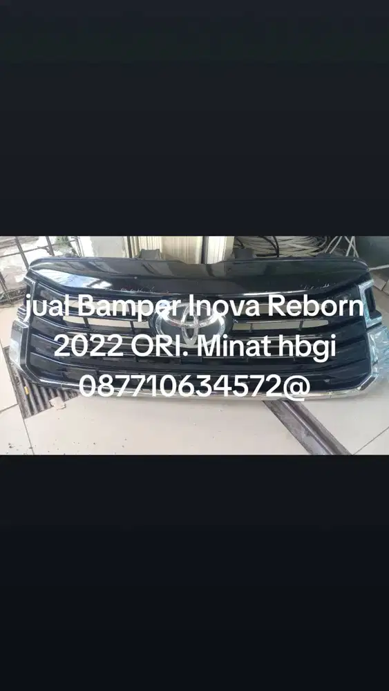 JUAL BAMPER DEPAN INOVA REBORN THN 2022 ORI