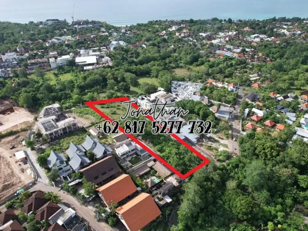 Tanah Ocean View 28 Are di Bingin Uluwatu Zona Komersial
