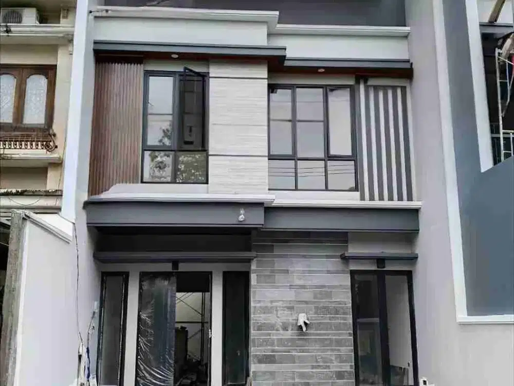 Jual Rumah Baru ARAYA Minimalis Kontemporer Row Double Way
