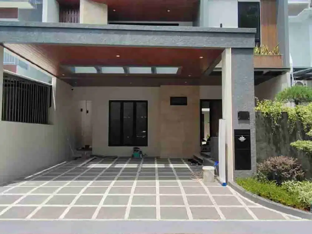 Rumah Baru Siap Huni Desain Modern Kontemporer Di Kencana Loka BSD