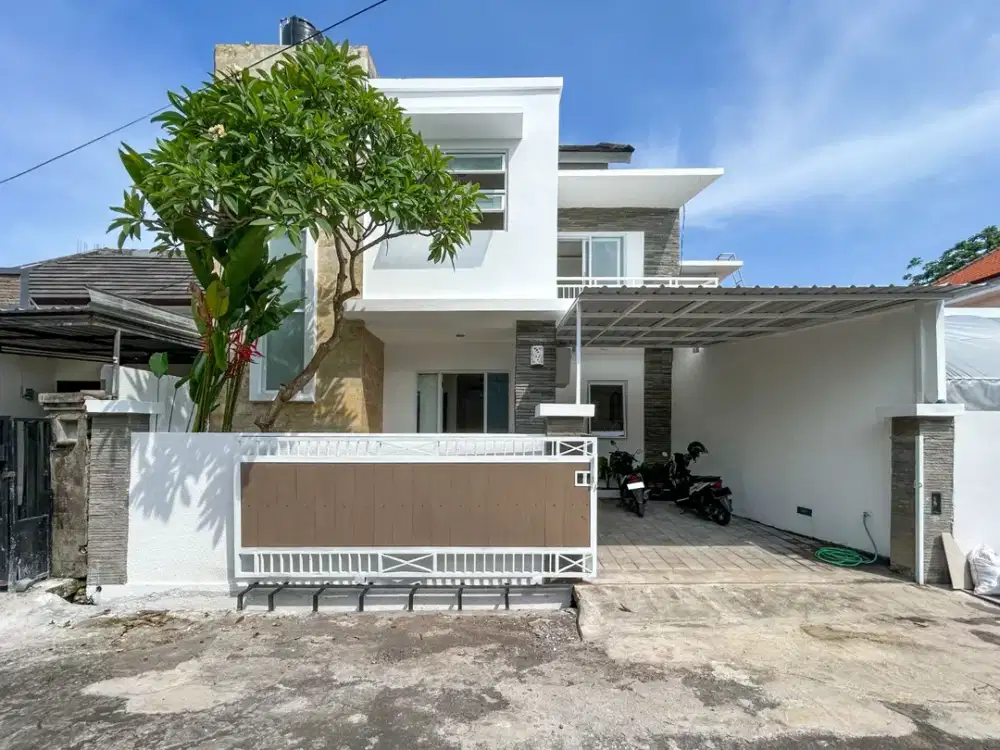 Dijual Murah Rumah Modern Minimalis 3 Kamar Tidur Tepi Pantai Padang Galak Dekat Sanur Bali
