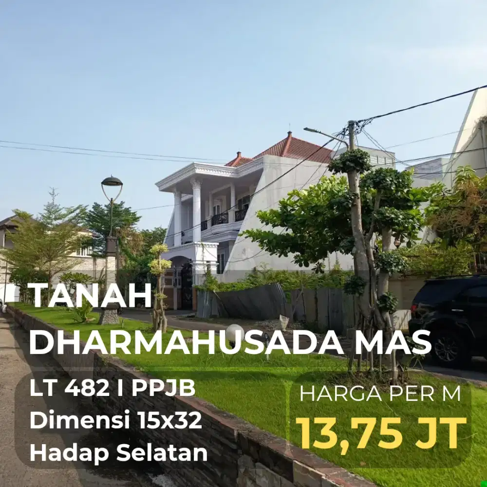 DIJUAL CEPAT TANAH DHARMAHUSADA MAS SURABAYA