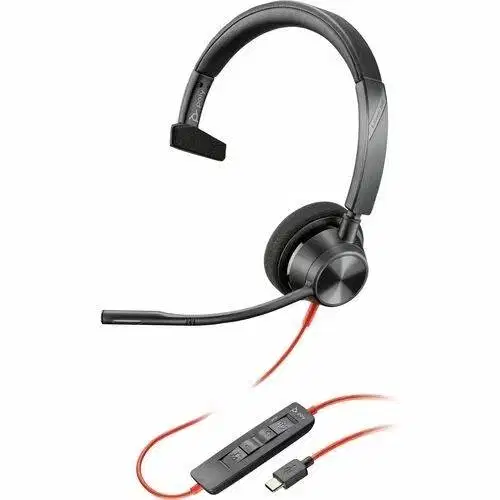 Poly Blackwire 3310/3320 Microsoft Teams Certified Headset +USB-C/A