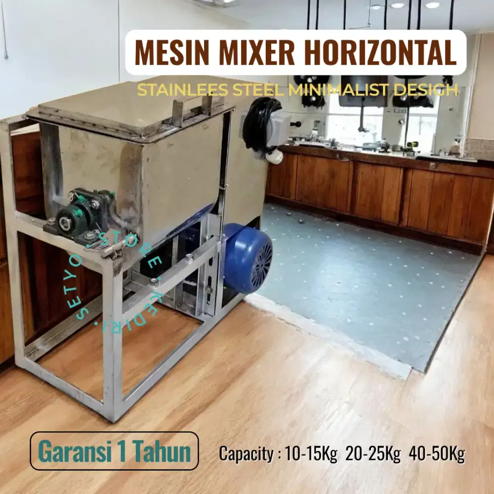 Ready Mesin Mixer Horizontal Paling Murah