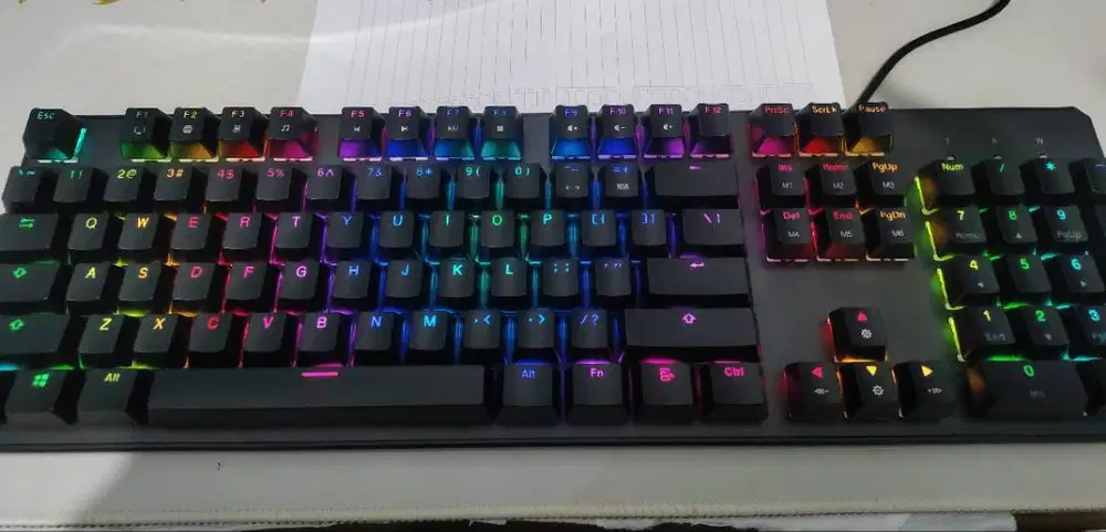 Mechanical Keyboard Gaming RGB Tecware Phantom ELITE 104 Fullsize 100%