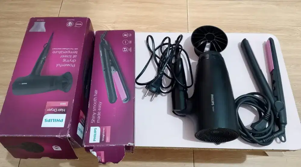 Hairdrayer dan catokan phillips