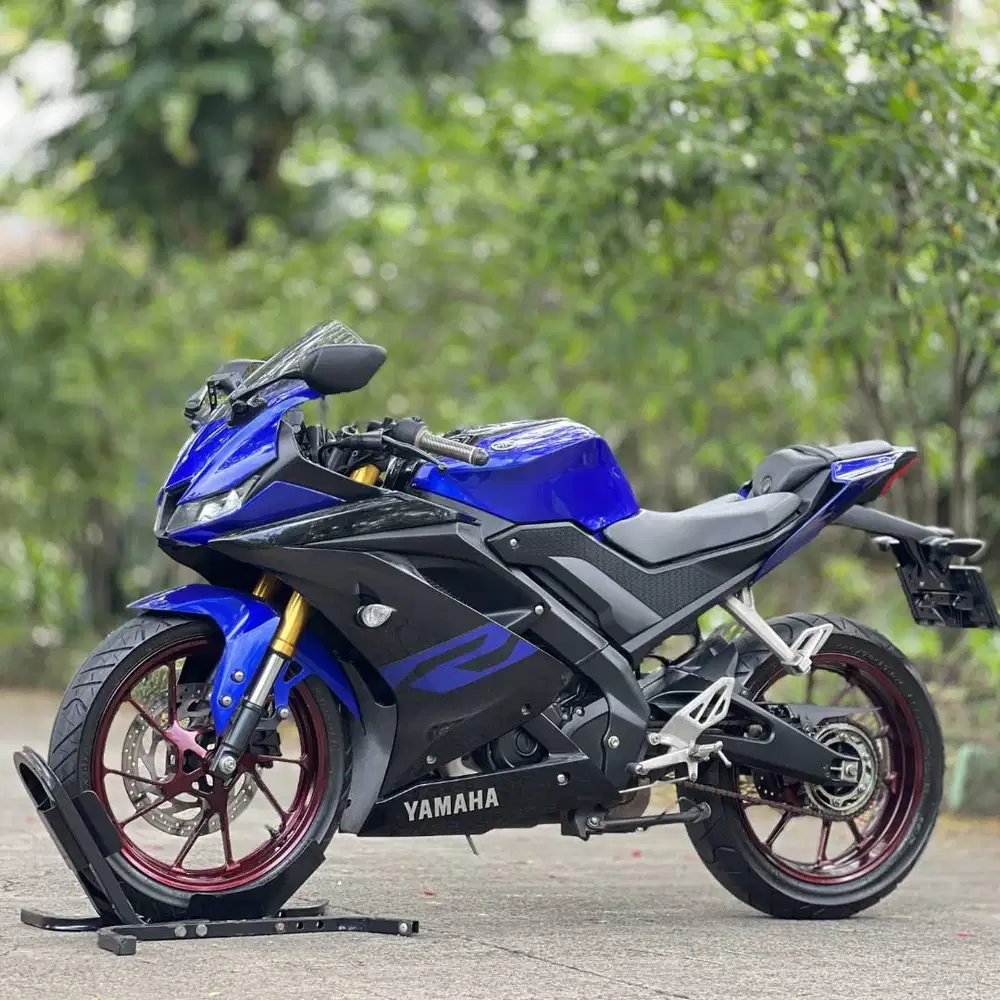 YAMAHA YZF R15 V3 BLUE RACE 2019 KM LOW KAYAK BARU