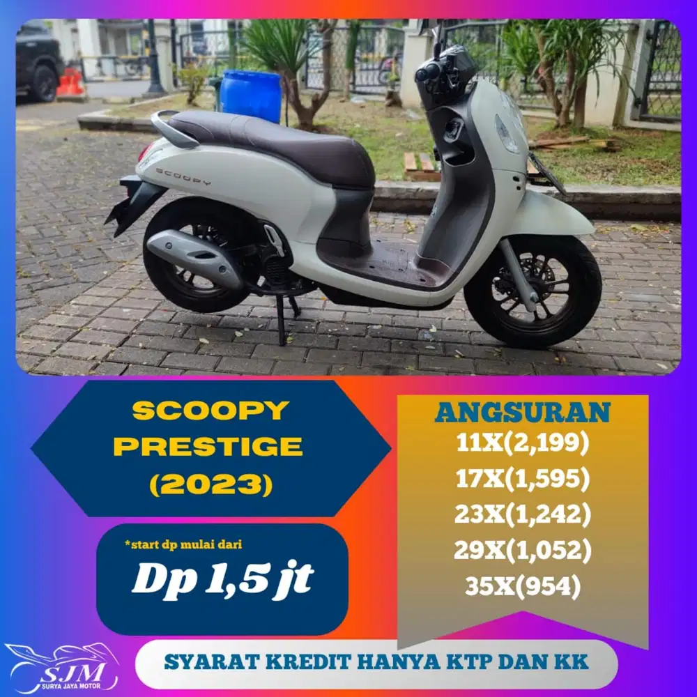 HONDA SCOOPY PRESTIGE 2023 KONDISI MANTAPP