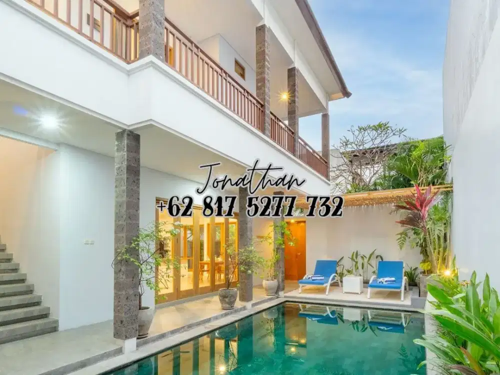 Villa Modern 3 Kamar Tidur Freehold One Gate System di Pererenan Canggu - VSKHE