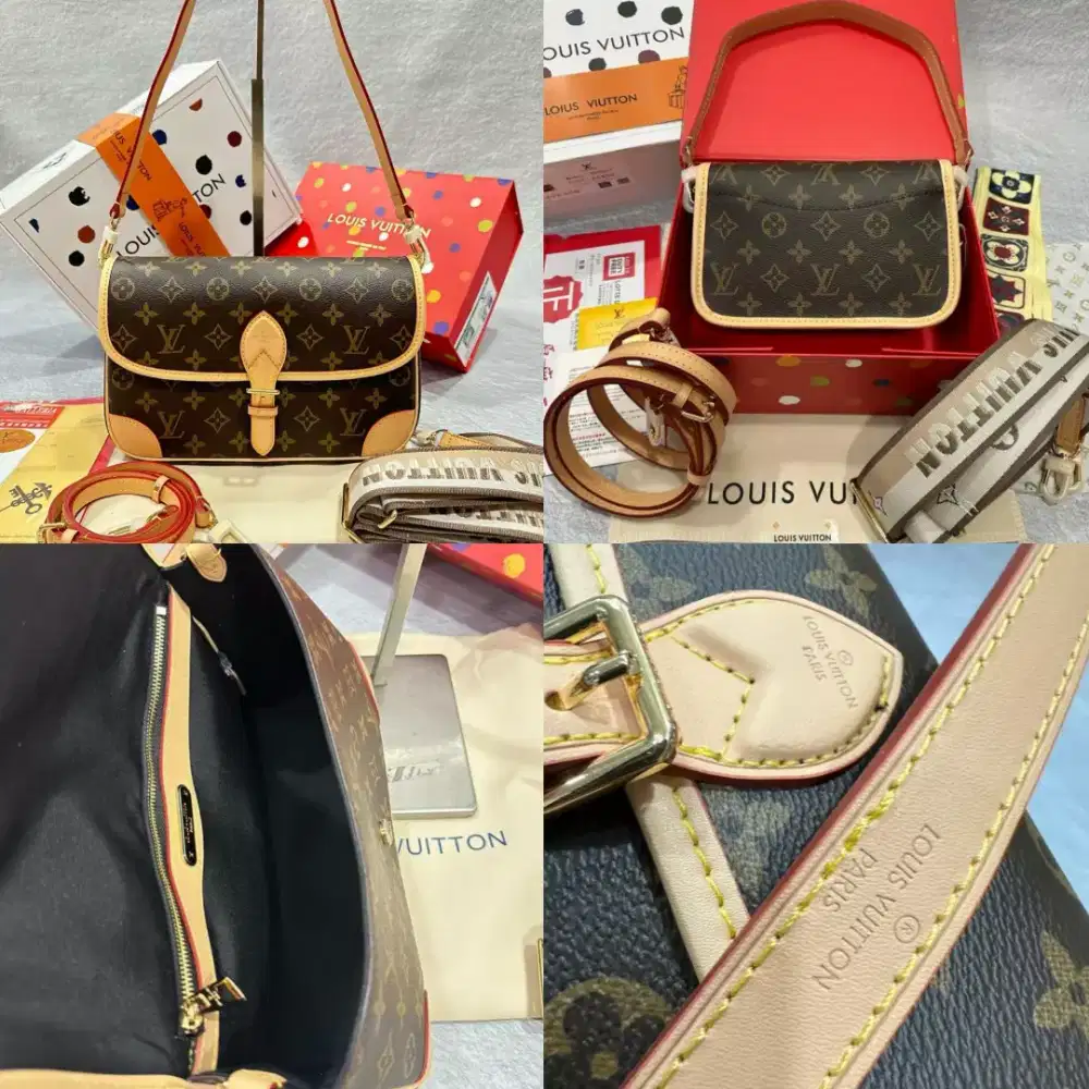 TAS LV DIANE SATCHEL SHOULDER BAG MONOGRAM