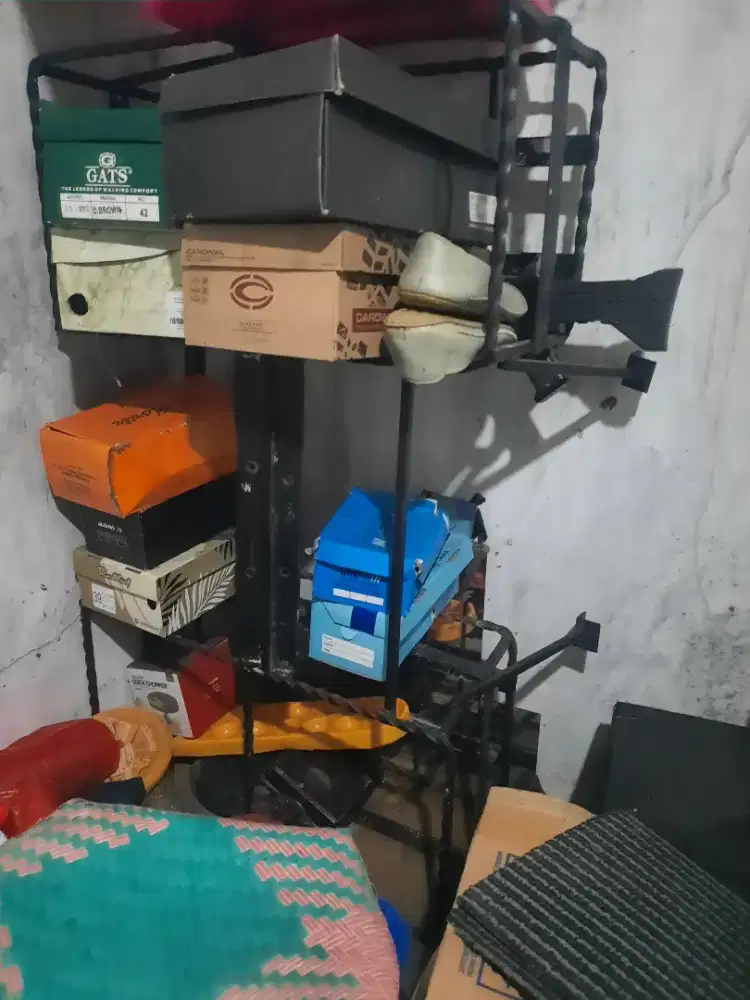 Rangka besi tebal buat gerobak